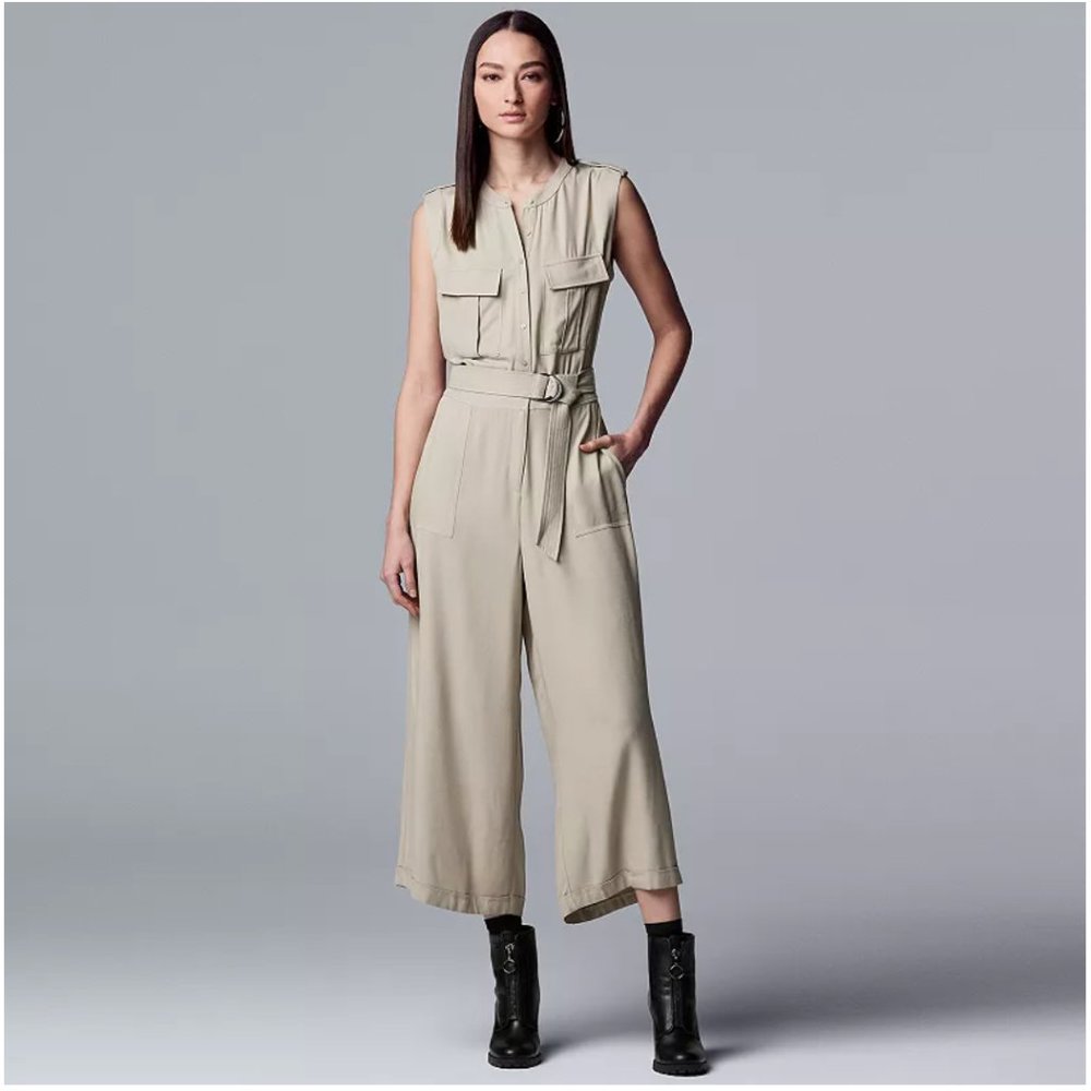 Simply Vera Vera Wang Utility Jumpsuit